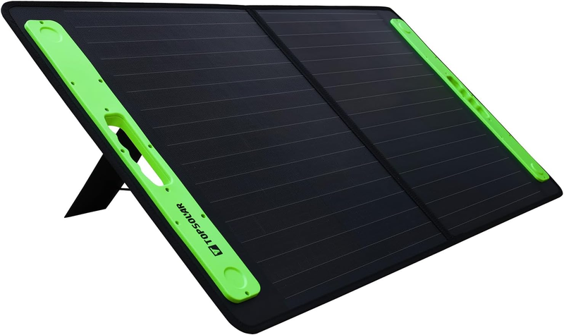 Topsolar 100W Foldable Portable Solar Panel Charger Kits for Portable Power