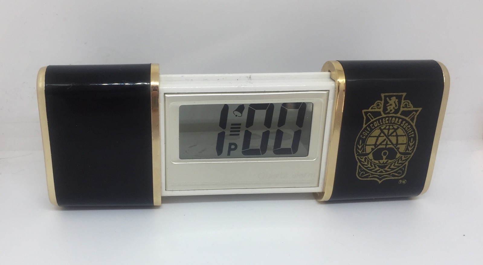 golf collectors society vintage new Travel Alarm Clock Quartz Folding slide fun