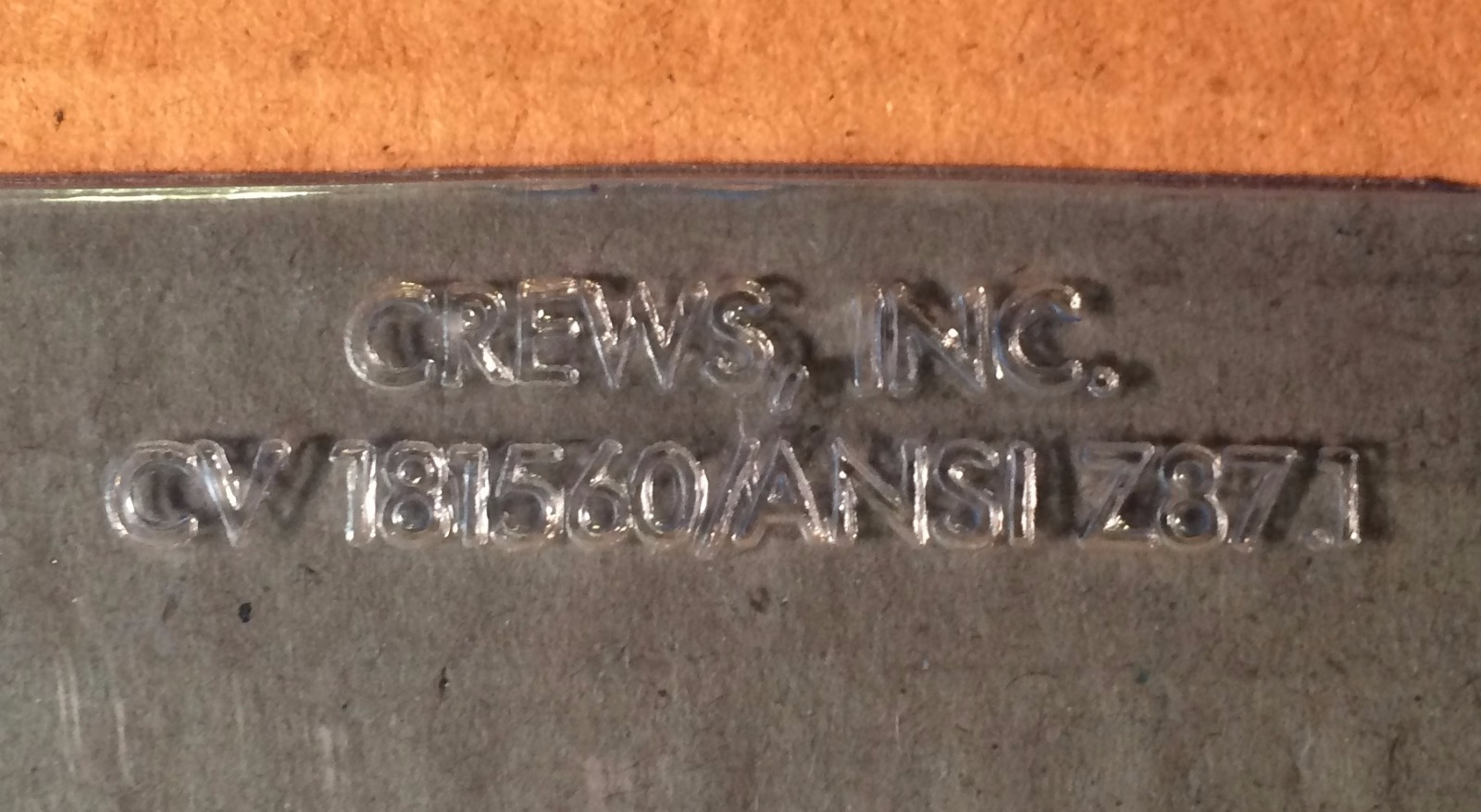 CREWS 181560/ANSI Z87.1 Faceshield Visors, Polycarb, Clear 5pcs.