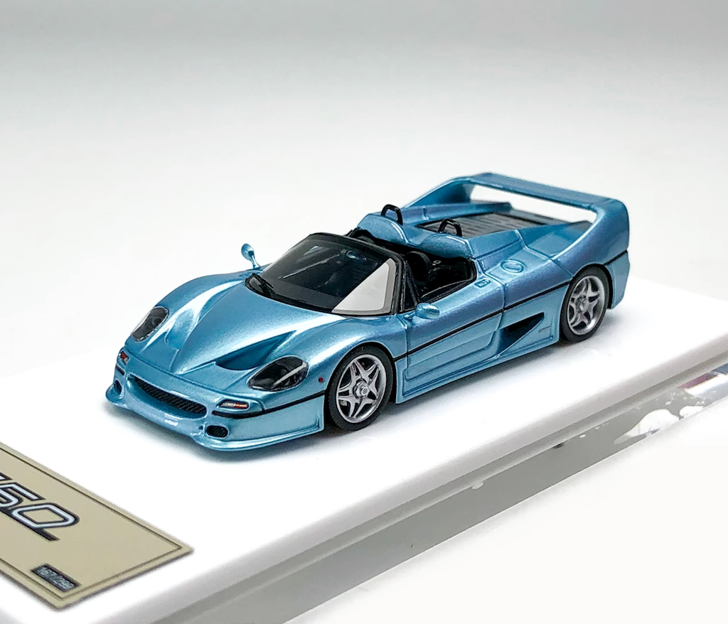 DMH 1:64 Ice Blue F50 Aperta Convertible Sport Model Diecast
