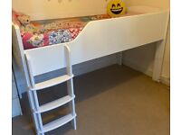 Aspace white mid sleeper bed 