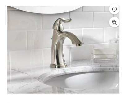 Pfister F-042-ST0K Santiago 4 in. Centerset Bathroom Faucet in Brushed Nickel