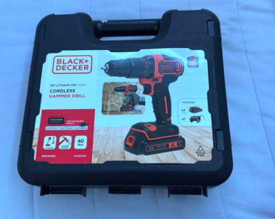 BLACK+DECKER BCD700S1K Cordless Hammer Drill 18V
