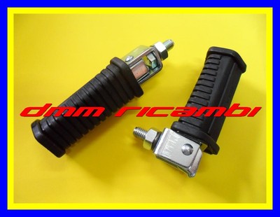 HDBUBALUS Pedane Universali Per Moto Harley – Attacco Maschio Da 10 Mm – In Alluminio E Gomma Antivibrazione – Per Touring, Dyna, Softail