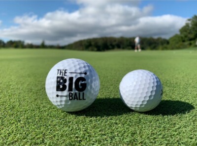 The Big Ball Golf Putting Trainer, Oversized Training Aid For Short Game