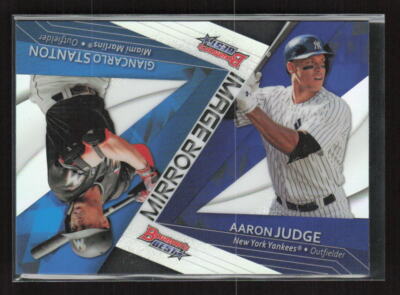 2017 Bowman's Best #MI-1 Giancarlo Stanton Aaron Judge Mirror Image