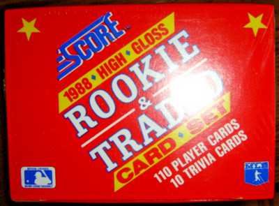 1988 Score High Glossy Rookie And Traded Sealed Set