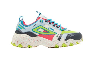 Женские кроссовки Fila Oakmont Tr Diva Pink/Silver Birch/Lime Punch (5JM01566 664)