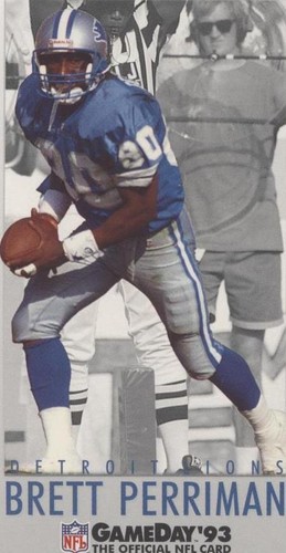 1993 Fleer GameDay Brett Perriman #349