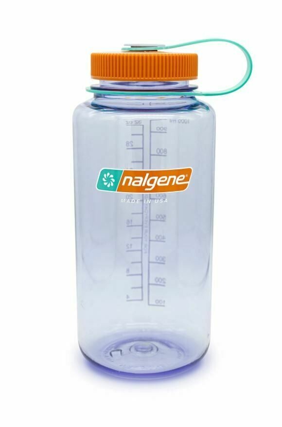 NALGENE 32oz Wide Mouth Sustain Water Bottle-Amethyst Free S