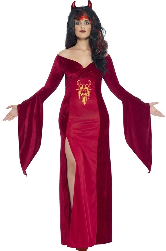 LADIES DEVIL HALLOWEEN COSTUME UK SIZES 6-16 NEXT DAY DELIVERY