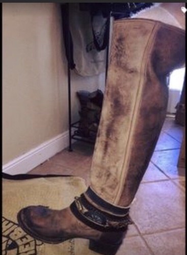 Pre-owned Freebird By Steven 'abbott/aspen' Otk Leather Boot Brown 7 Rare