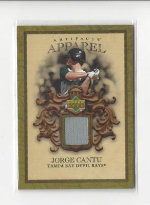 2007 Artifacts MLB Apparel Gold  Jorge Cantu JERSEY Rays