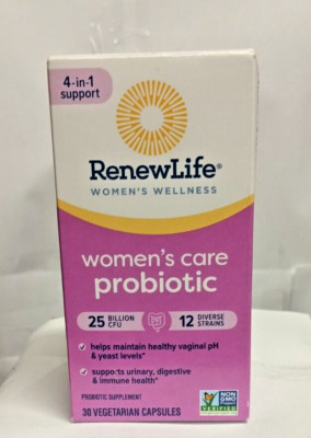 RenewLife Ultimate Flora Women's Care Probiotic 30ct Immune Health 01/2026^ NEW