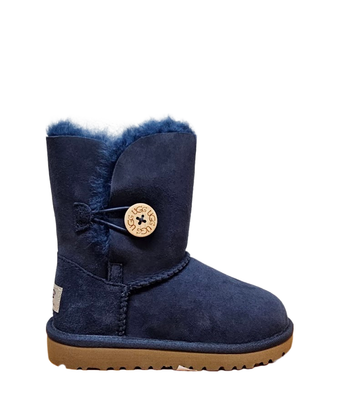 UGG Australia Toddler Boots Bailey Button Navy Blue 5991T Navy
