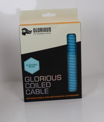 Glorious - Coiled USB-C Artisan Braided Keyboard Cable for Mechanical Gaming ...