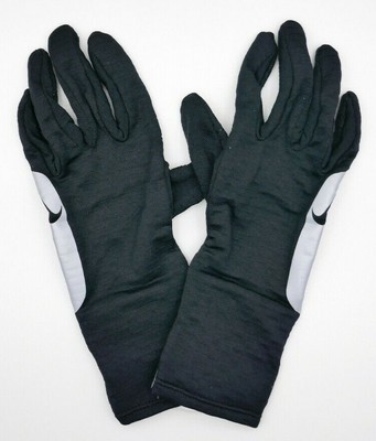 Nike Womens Sphere Running Gloves Women's Medium Black/Silver