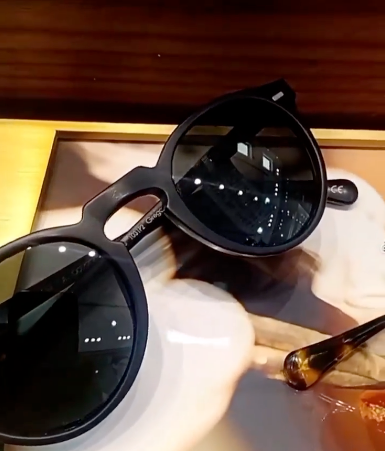 Pre-owned Oliver Peoples Gregory Peck 1962 Folding Polarized G-15 Sun Ov5456su Msrp$684 In G-15 Polar