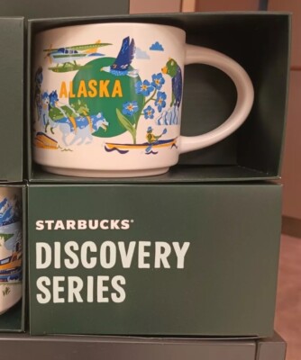 New Starbucks ALASKA 14oz Coffee Mug DISCOVERY SERIES - USPS Priority Shipping