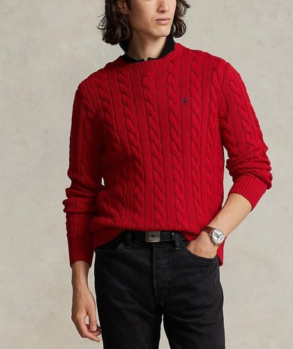 【送料&関税込】Polo Ralph Lauren Cable Knit Pullover Polo Ralph Lauren cable-knit cotton-blend jumper, Chic Cream