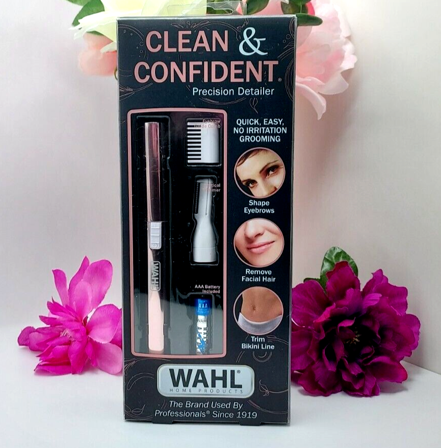 Rose Gold Bikini Line Razor Trimmer Facial Hair & Eyebrows by Wahl NEW