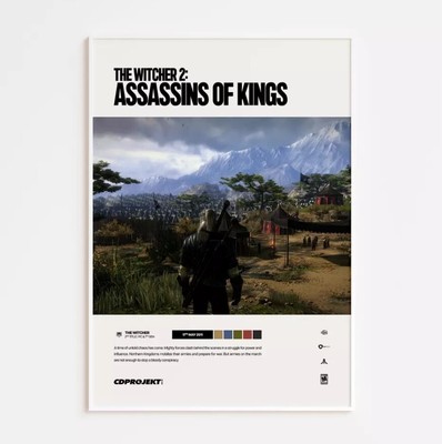 The Witcher 2: Assassins of Kings (2011) Video Game Art Poster / Print