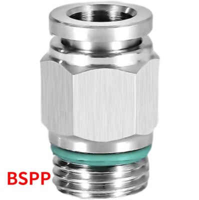 1/8'' 1/4'' 3/8'' 1/2'' 3/4'' BSP NPT Stainless Push Connector Pneumatic Air Fitting