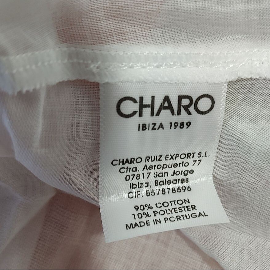Pre-owned Charo Ruiz Ibiza Maxi Dress M Salamanca Terra Fruits Orange Cotton Resort Summer