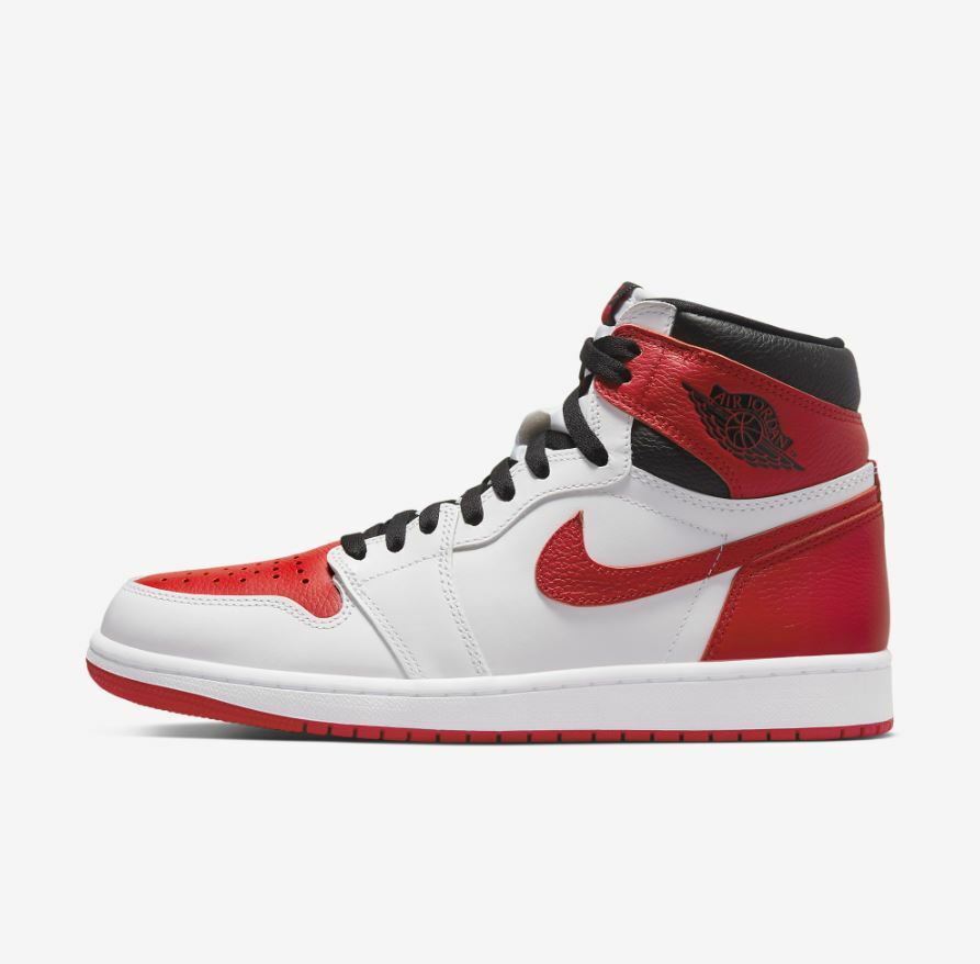 Preowned Nike 2022 Air Jordan 1 Retro High Og Heritage White Red Black