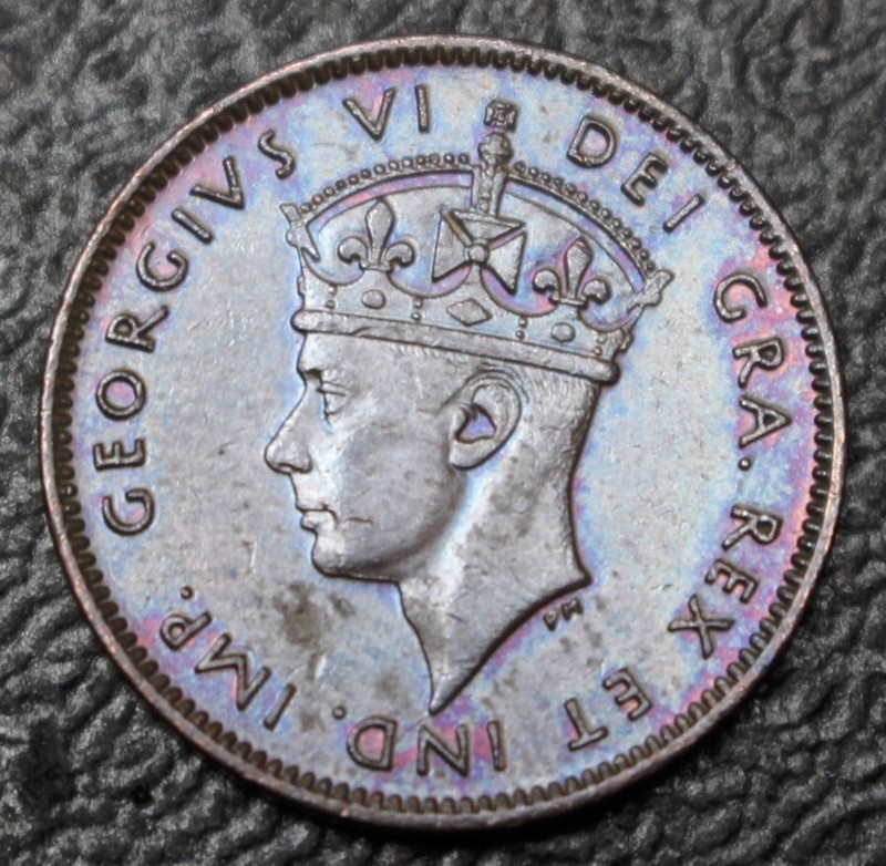 1941 NEWFOUNDLAND - CENT PENNY - BRONZE - George VI - DOUBLING OF