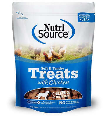 NutriSource Soft & Tender Chicken Treats Healthy Dog Treats 6 oz.