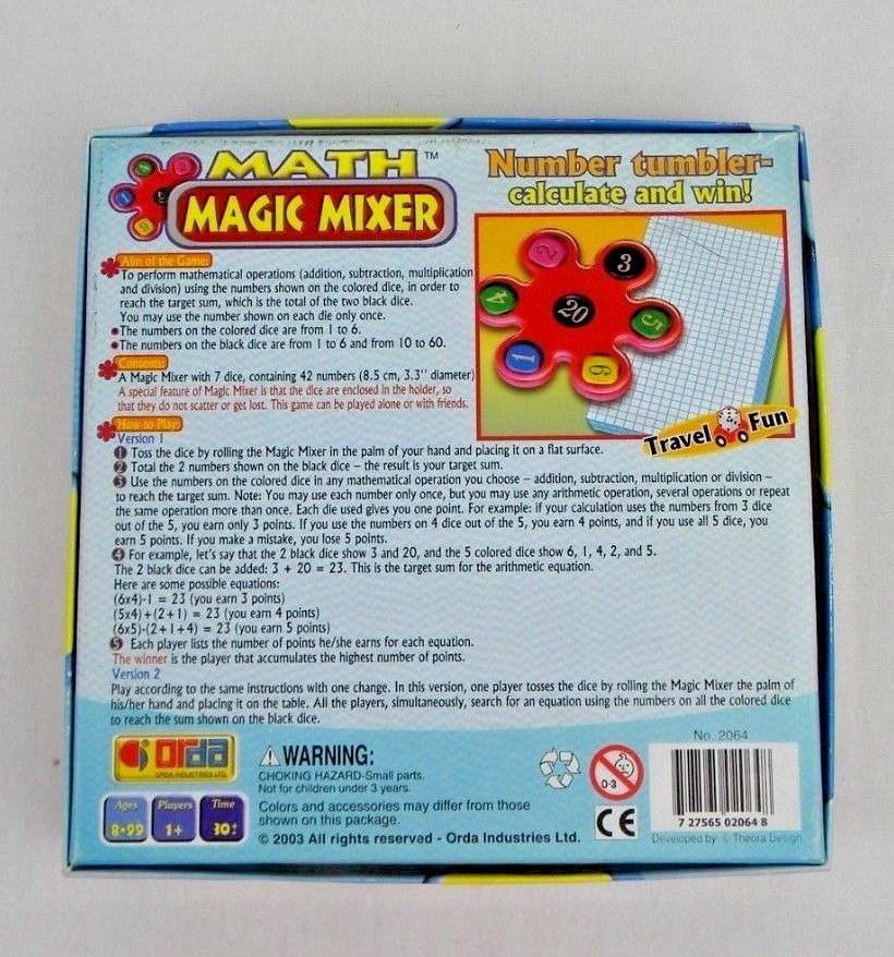 Math Magic Mixer School Teaching Mathematical Manipultive Free Shipping by Orda