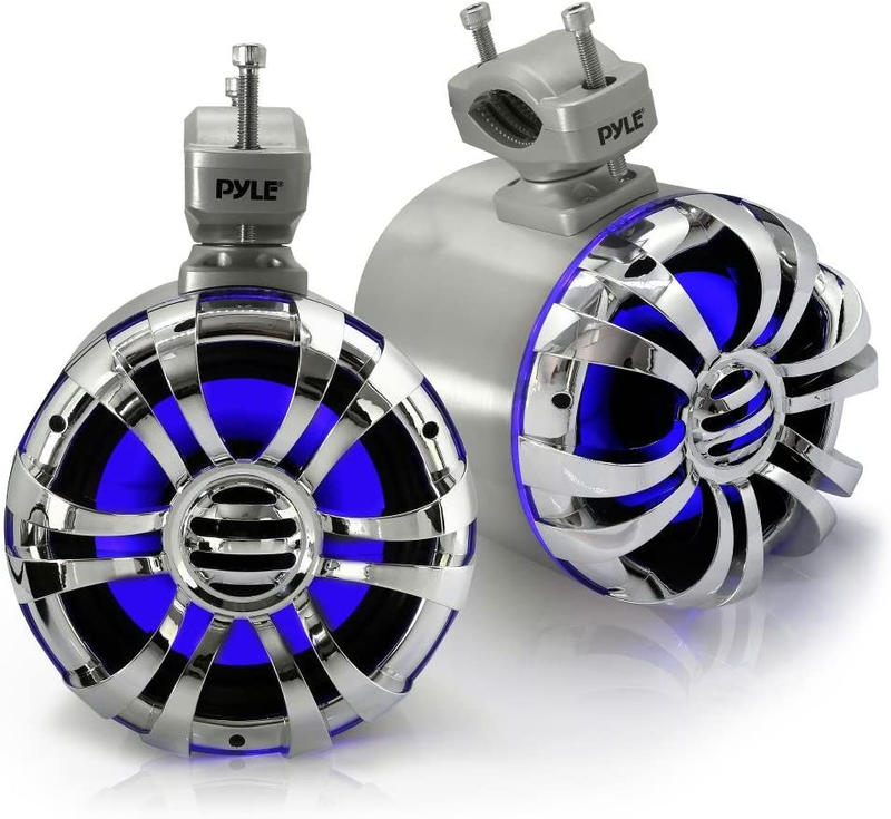 Pyle Marine Speakers - 5.25 Inch Waterproof IP44 Rated Wakeboard Tower and Weath