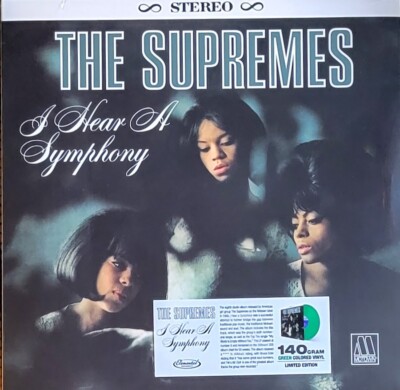 THE SUPREMES - I HEAR A SYMPHONY- GREEN COLORED VINYL LP '' NEW, SEALED ''