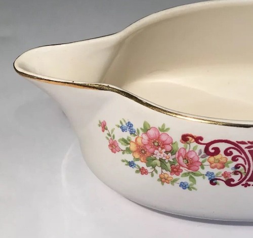 Homer Laughlin Majestic Pattern Gravy Boat Creamer 8”