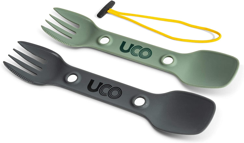 Utility Spork 3-In-1 Combo Spoon-Fork-Knife Utensil, 2-Pack,