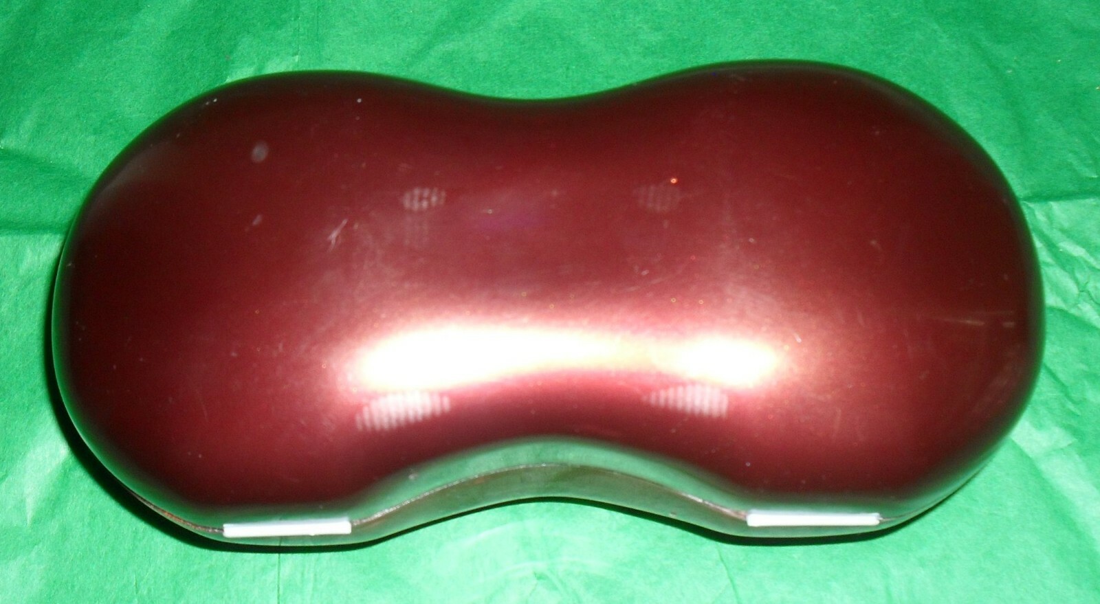 Just Cavalli Orange Brown Hard Clamshell Magnetic Case For Sunglasses + Cloth