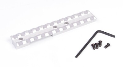 Stainless Silver Scope Base Rail Mount Picatinny for Ruger Mark 1 2 3 4 IV 22/45