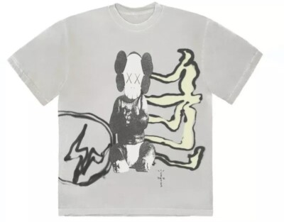 Travis Scott Cactus Jack Kaws For Fragment Tee Size Large IN HAND SHIP NOW