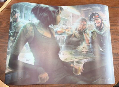 Apex Legends MIRAGE Poster - Signed by Original Respawn Dev Team
