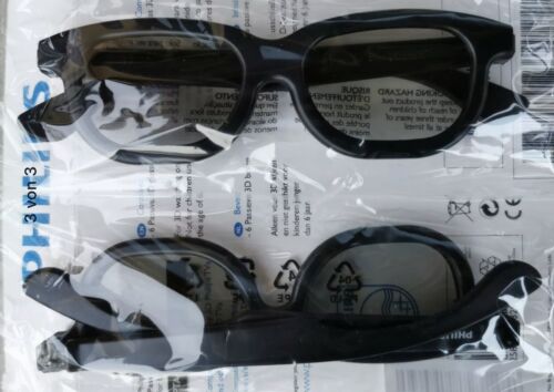 3D Brillen Philips PTA 469 - 6 X 3D Brille Passiv / Game NEU in OVP