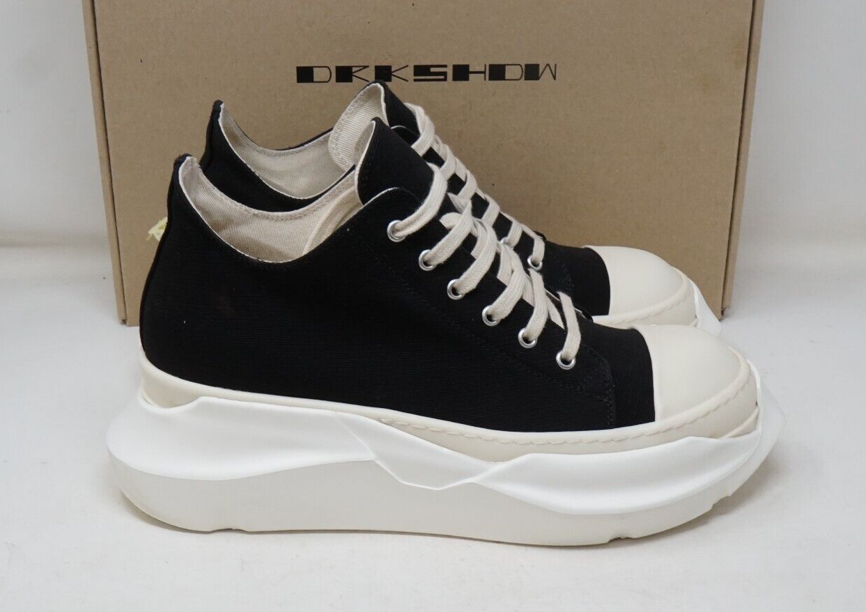 Rick Owens DRKSHDW Abstract Low Black - Men's Size 43 (size Rick Owens DRKSHDW Abstract Low Black - Men's Size 43 (size