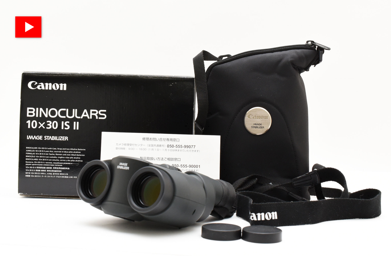 MINT w/ Box & Case] Canon Binoculars 10x30 IS II 6° IMAGE