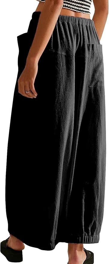 Women Baggy Parachute Skirt Comfy Casual Cotton Y2k Cargo Maxi Long Skirt