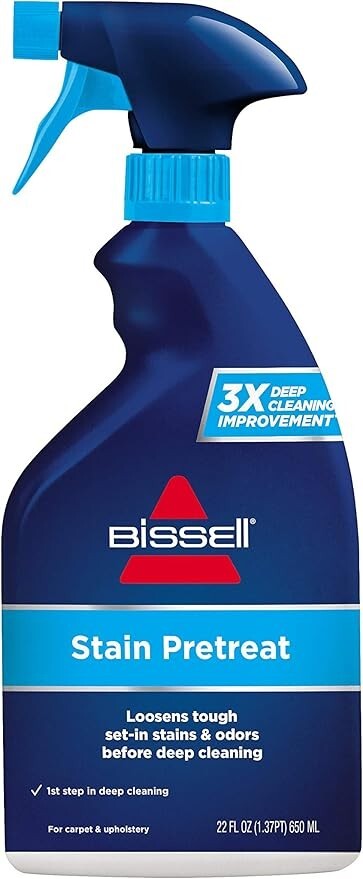 NEW Bissell 4001 Tough Stain Pre-Treat 22 oz Upholstery and Carpet Cleaner