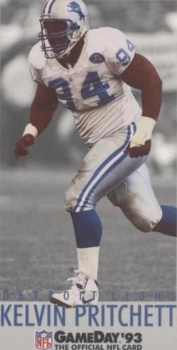 1993 Fleer GameDay Kelvin Pritchett #350