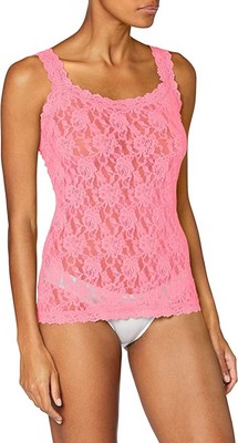 

Майка Hanky Panky Signature с кружевом без подкладки (1390 л), 2 шт., персиковая физза, Peach fizz, 1390LX