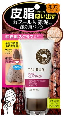 TSURURI Pore Peeling Ghassoul: Peeling, Paste, Clay Mask Assorted 55g *USA 