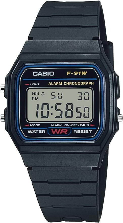 日本製 カシオ CASIO F-91W JAPAN アラームクロノ ヴィンテージ Casio Japan Men's Standard Wristwatch Digital F-91W-1JH | eBay