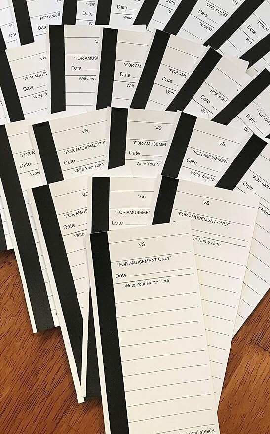 1000 pack - 10 Line Strip Cards. FREE S/H. Pull strips.Football, Breaks, Auction